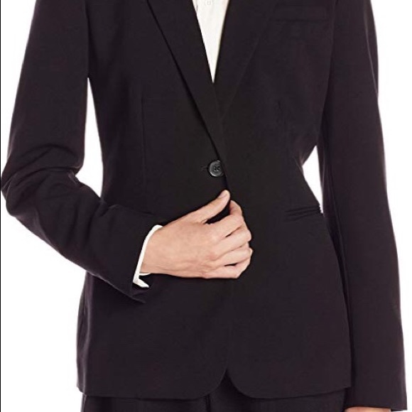 Calvin Klein lined black blazer size 10 - Picture 1 of 4